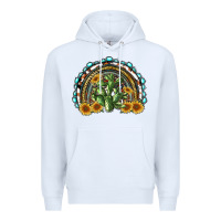 White western rainbow with cactus Premium Hoodie - RanaPortraitStore