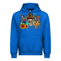 Cobalt mom life with skull Urban Hoodie - Zillion Design Studio