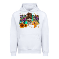 White mom life with skull Urban Hoodie - Zillion Design Studio