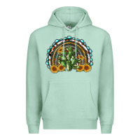 Seafoam western rainbow with cactus Premium Hoodie - RanaPortraitStore