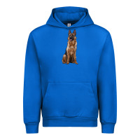 Cobalt german shepherd Urban Hoodie - RanaPortraitStore