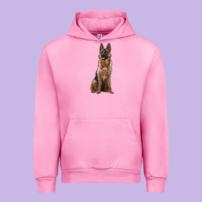 German Shepherd Urban Hoodie Designed By Ranaportraitstore
