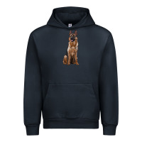 Navy german shepherd Urban Hoodie - RanaPortraitStore