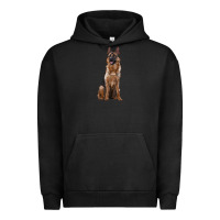Pigment Black german shepherd Urban Hoodie - RanaPortraitStore