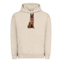 Pigment French Oak german shepherd Urban Hoodie - RanaPortraitStore