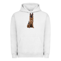 Pigment Lunar Rock german shepherd Urban Hoodie - RanaPortraitStore