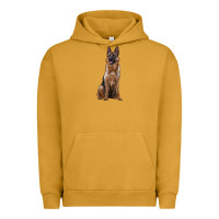 Pigment Peanut Butter german shepherd Urban Hoodie - RanaPortraitStore