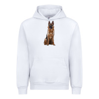 White german shepherd Urban Hoodie - RanaPortraitStore