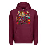 Burgundy Mexico Fiesta Squad Premium Hoodie - texasbilliewilder