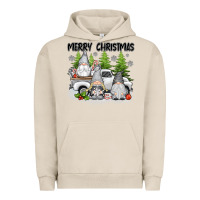 Pigment French Oak merry christmas gnomies Urban Hoodie - texasbilliewilder