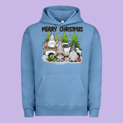 Merry Christmas Gnomies Urban Hoodie Designed By Texasbilliewilder