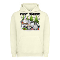 Pigment Pistachio merry christmas gnomies Urban Hoodie - texasbilliewilder