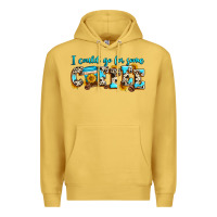 Antique Gold i could go for some coffee Premium Hoodie - Zillion Design Studio