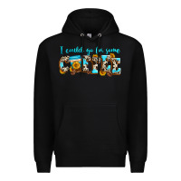 Black i could go for some coffee Premium Hoodie - Zillion Design Studio