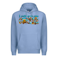 Colony Blue i could go for some coffee Premium Hoodie - Zillion Design Studio