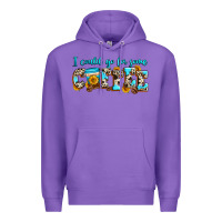 Purple i could go for some coffee Premium Hoodie - Zillion Design Studio