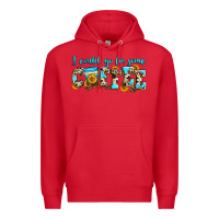 Red i could go for some coffee Premium Hoodie - Zillion Design Studio