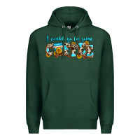 Sports Green i could go for some coffee Premium Hoodie - Zillion Design Studio
