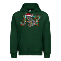 Forest Green french bulldog christmas joy Urban Hoodie - RanaPortraitStore