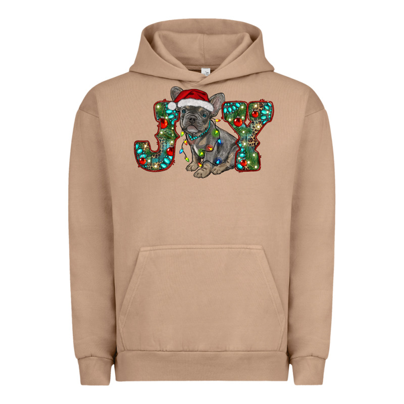 French Bulldog Christmas Joy Urban Hoodie by RanaPortraitStore | Teevron