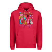 Cardinal coffee is my love language Premium Hoodie - Zillion Design Studio