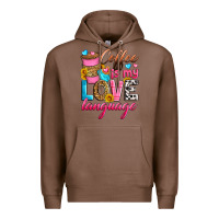 Chestnut coffee is my love language Premium Hoodie - Zillion Design Studio