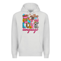 Dove Grey coffee is my love language Premium Hoodie - Zillion Design Studio
