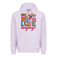 Lilac coffee is my love language Premium Hoodie - Zillion Design Studio