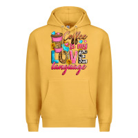 Mustard coffee is my love language Premium Hoodie - Zillion Design Studio
