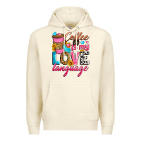 Sandshell coffee is my love language Premium Hoodie - Zillion Design Studio