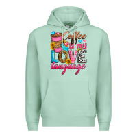 Seafoam coffee is my love language Premium Hoodie - Zillion Design Studio