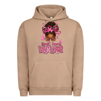 Pigment Burro brest cancer warrior afro messy bun Urban Hoodie - texasbilliewilder