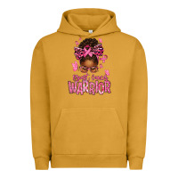 Pigment Peanut Butter brest cancer warrior afro messy bun Urban Hoodie - texasbilliewilder