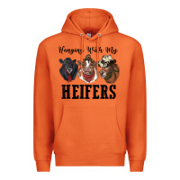 Carrot hanging with my heifers Premium Hoodie - RanaPortraitStore