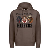 Coffee hanging with my heifers Premium Hoodie - RanaPortraitStore
