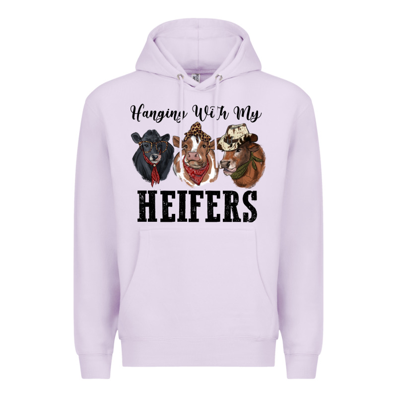 Hanging With My Heifers Premium Hoodie by RanaPortraitStore | Teevron
