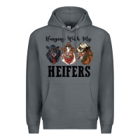 Rock hanging with my heifers Premium Hoodie - RanaPortraitStore