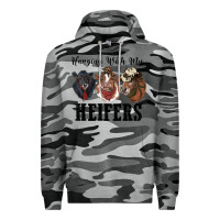 Slate Camo hanging with my heifers Premium Hoodie - RanaPortraitStore