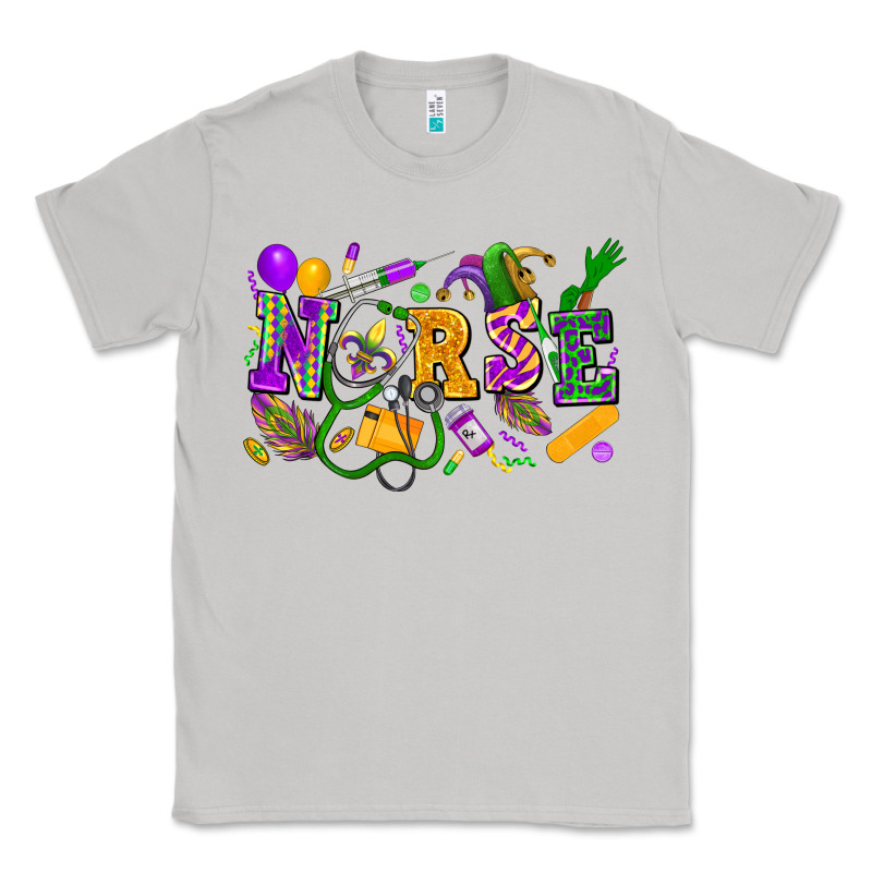 Nurse Mardi Gras Classic Tee by FaDigitalArtStudio | Teevron