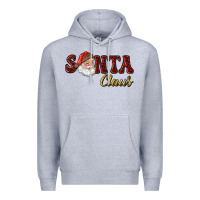 Heather Grey santa claus Premium Hoodie - RanaPortraitStore