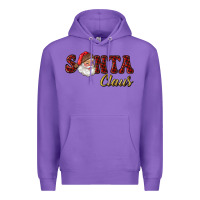 Purple santa claus Premium Hoodie - RanaPortraitStore