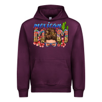 Mauve Wine mexican mom Urban Hoodie - Zillion Design Studio