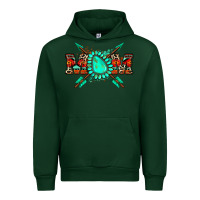 Forest Green aztec mom Urban Hoodie - Zillion Design Studio