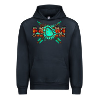 Navy aztec mom Urban Hoodie - Zillion Design Studio
