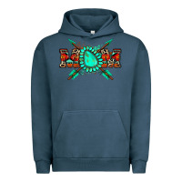 Pigment Midnight Navy aztec mom Urban Hoodie - Zillion Design Studio