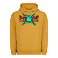 Pigment Peanut Butter aztec mom Urban Hoodie - Zillion Design Studio