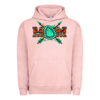 Pigment Salmon aztec mom Urban Hoodie - Zillion Design Studio