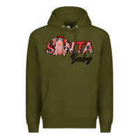 Army Green santa baby Premium Hoodie - RanaPortraitStore