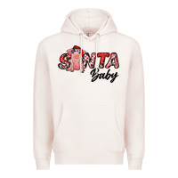 Pale Pink santa baby Premium Hoodie - RanaPortraitStore