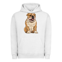 Pigment Lunar Rock english bulldog Urban Hoodie - RanaPortraitStore